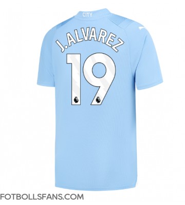Manchester City Julian Alvarez #19 Replika Hemmatröja 2023-24 Kortärmad